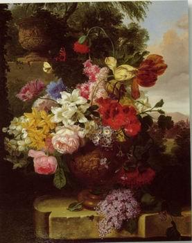 unknow artist Floral, beautiful classical still life of flowers.097 oil painting image